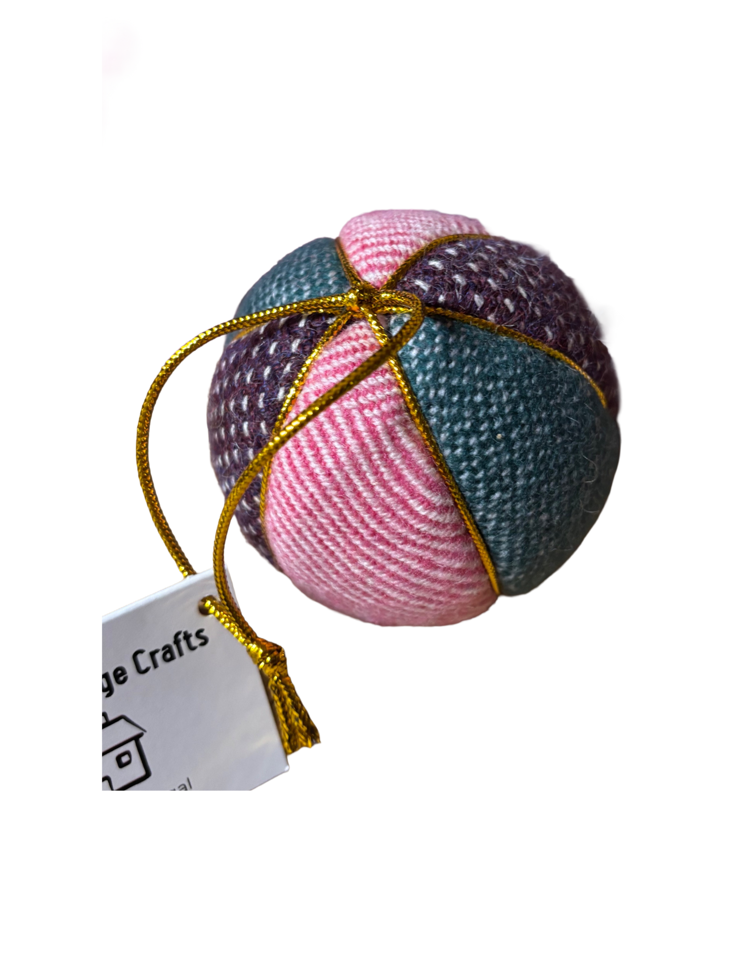 Luxury tweed bauble