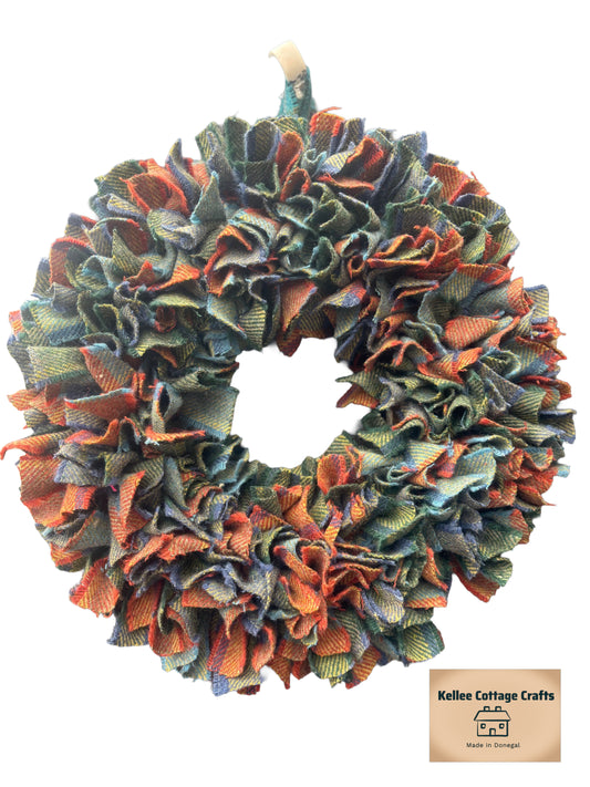 Luxury Tweed Wreath