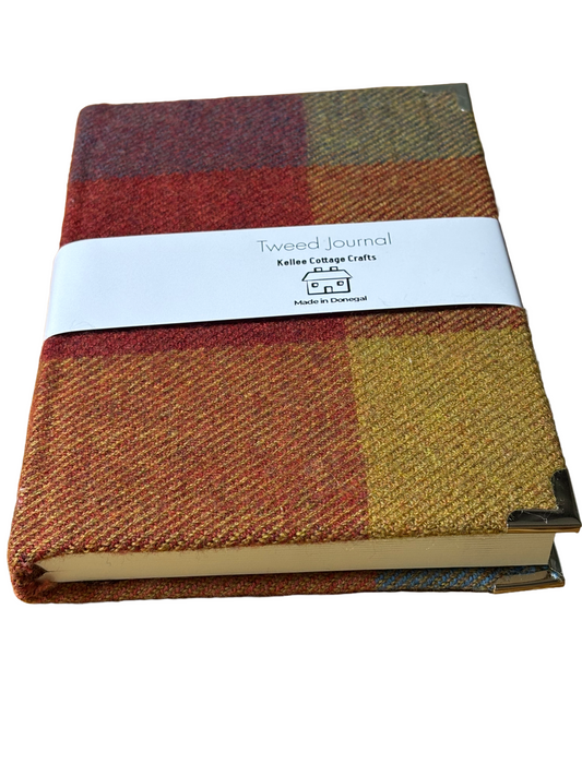 Luxury tweed journal