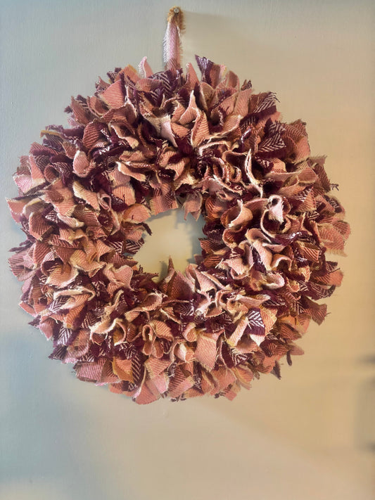 Luxury tweed wreath