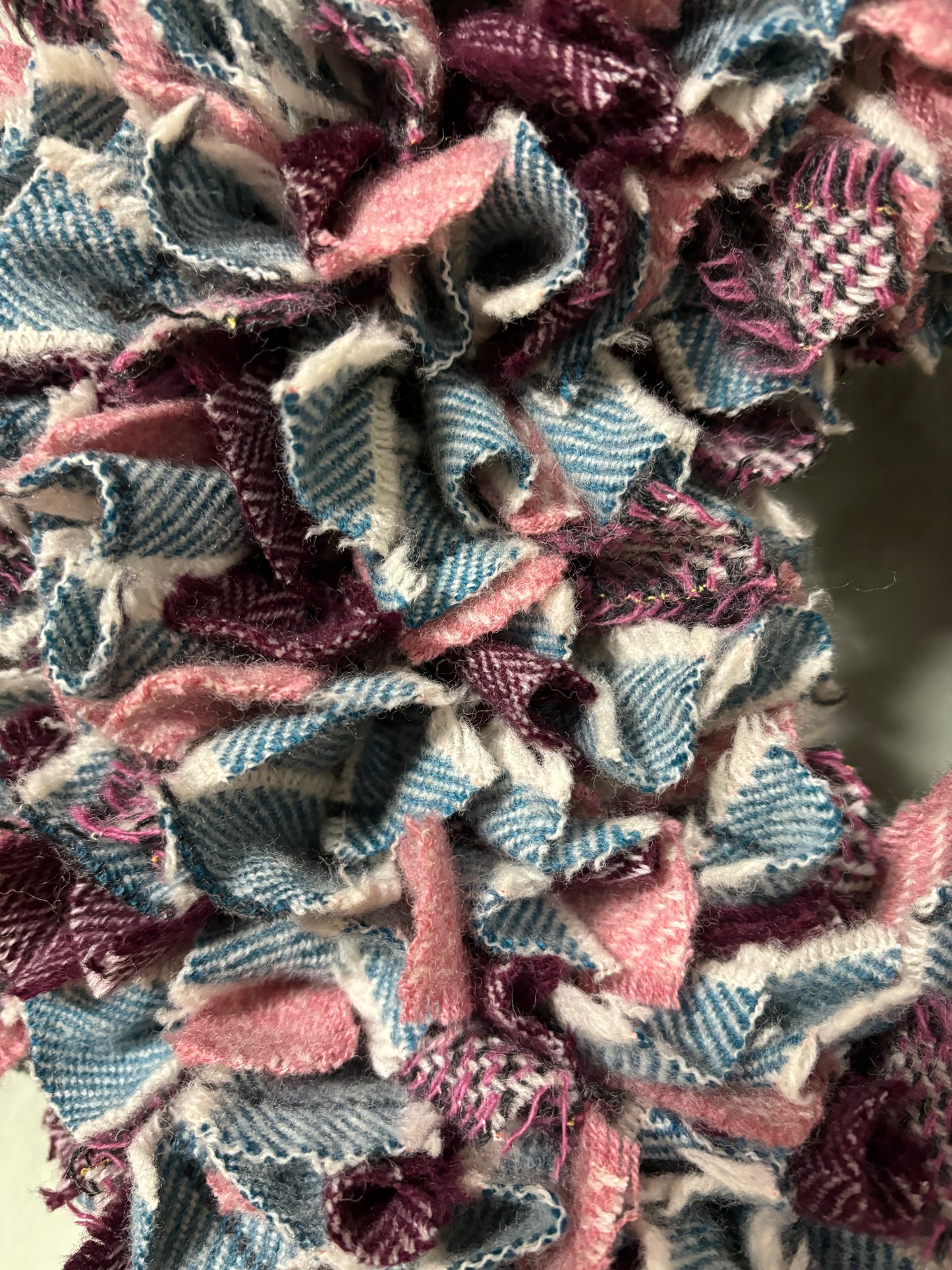 Luxury tweed wreath