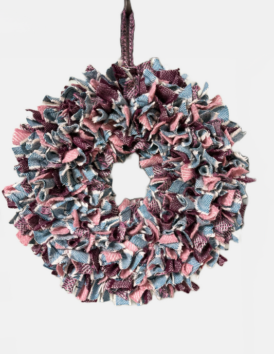 Luxury tweed wreath