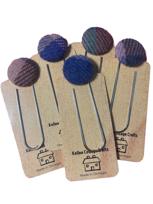 Tweed button bookmark