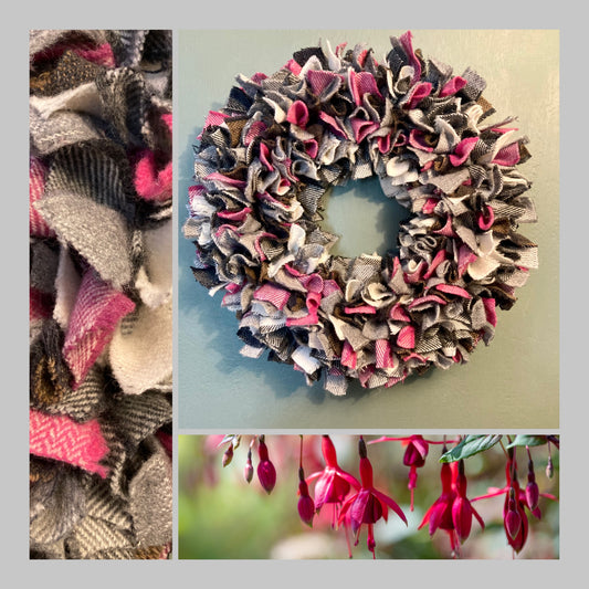 Luxury Tweed Wreath
