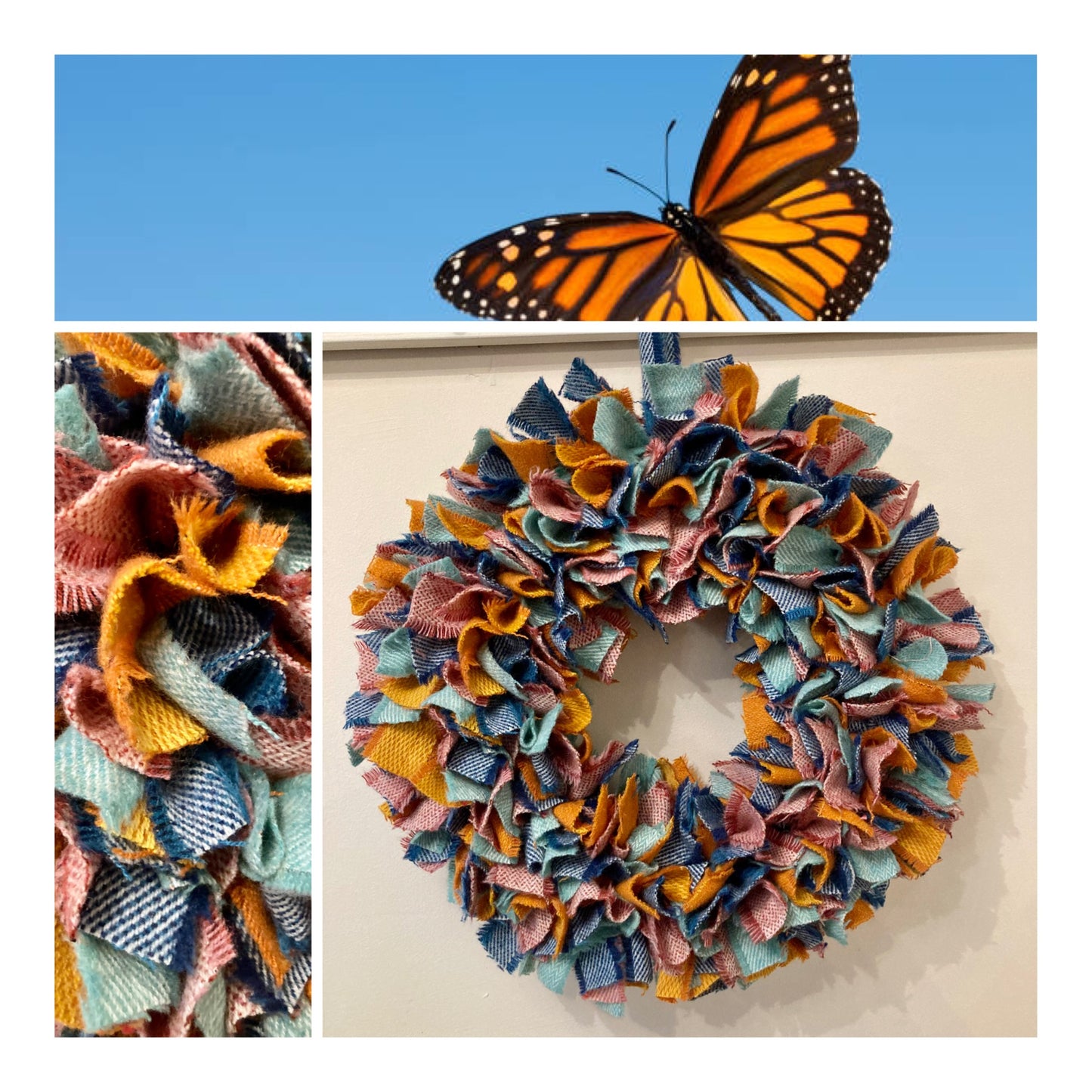 Luxury Tweed Wreath