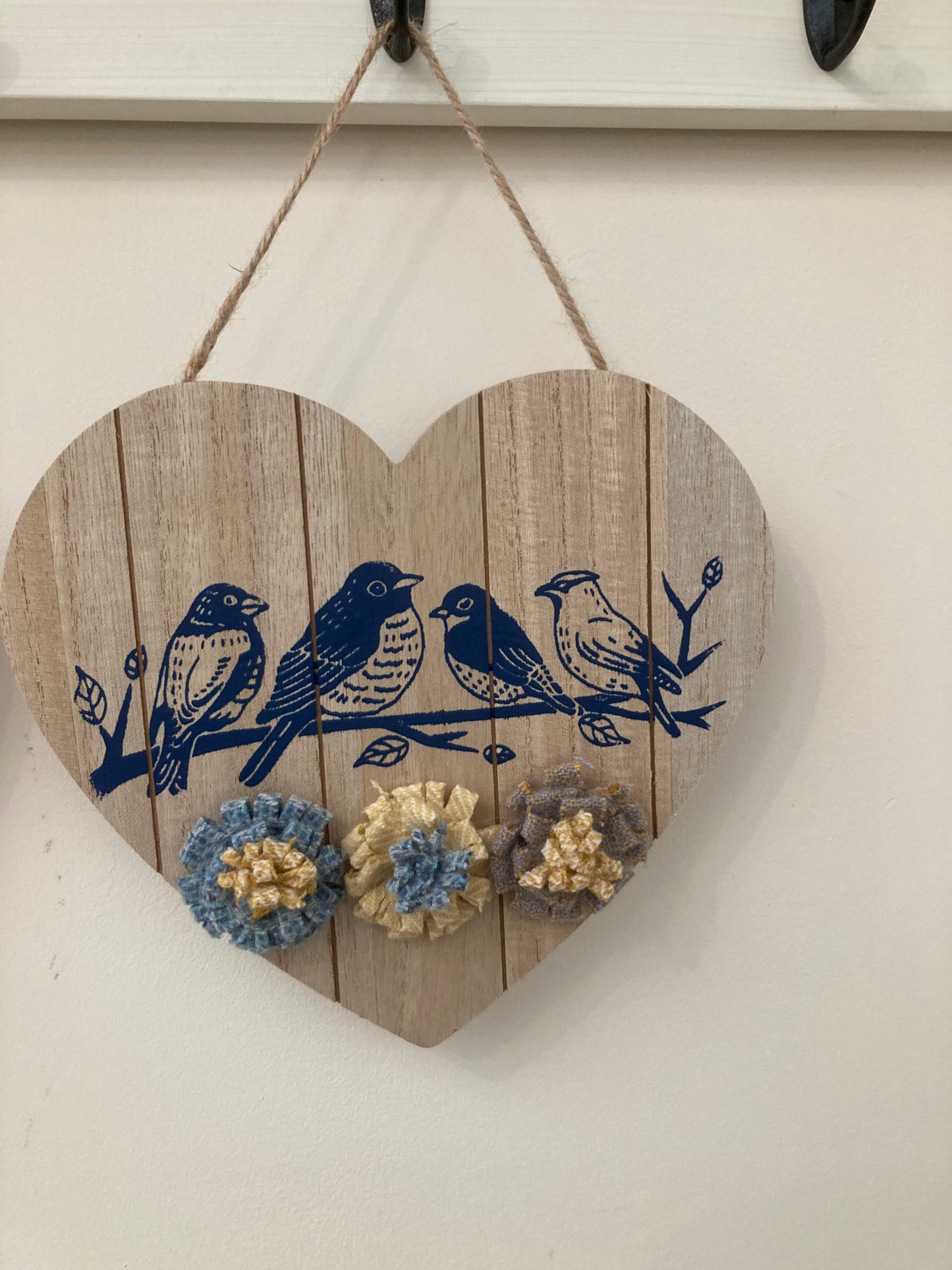 Wooden heart plaque