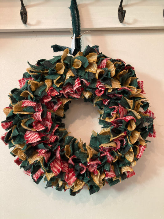 Luxury tweed wreath