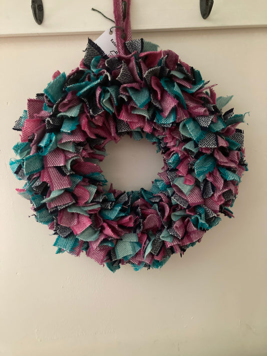 Luxury Tweed Wreath 12”