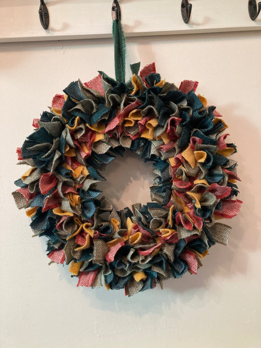 Luxury Tweed Wreath