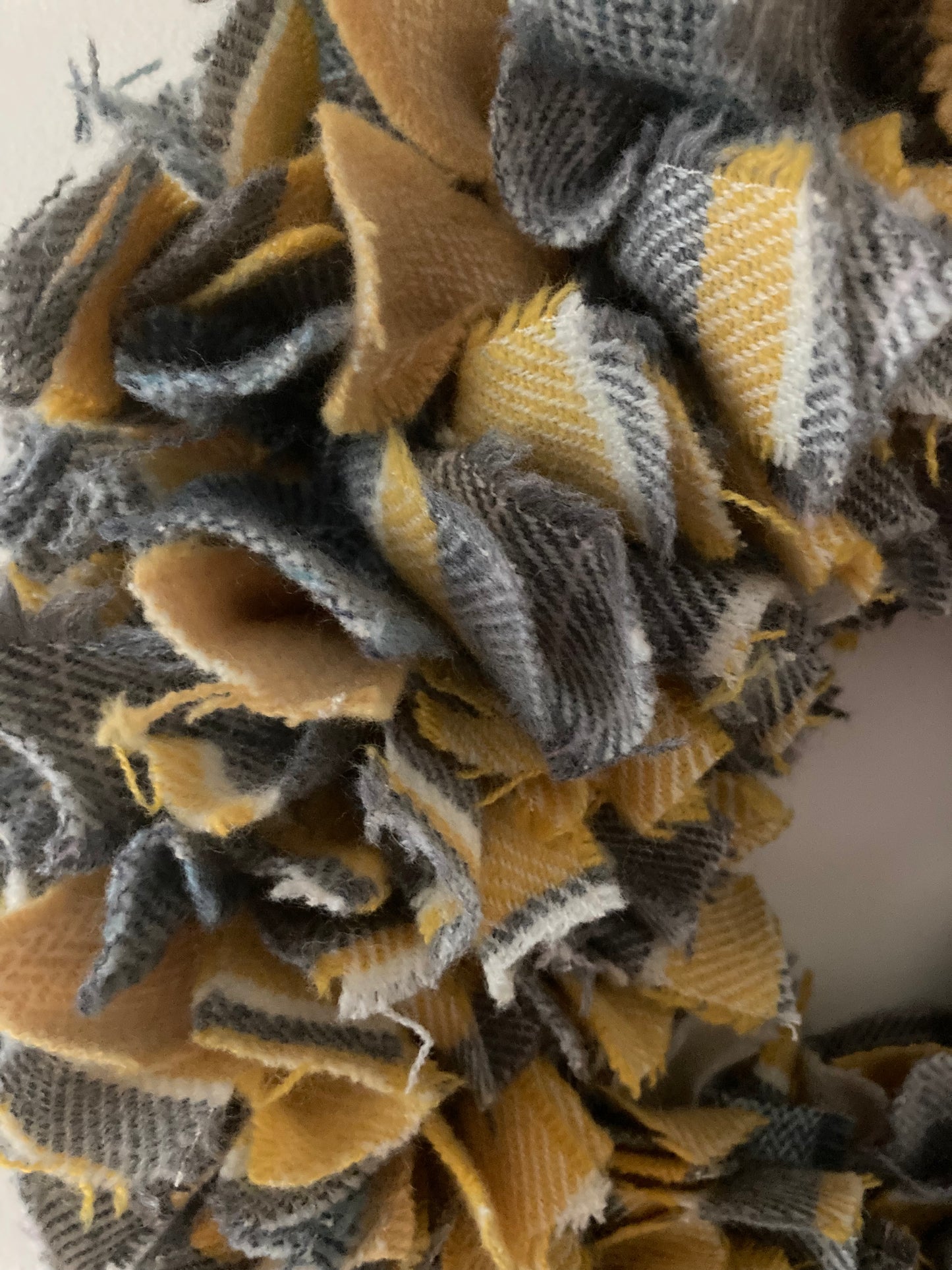Luxury Tweed Wreath 12”
