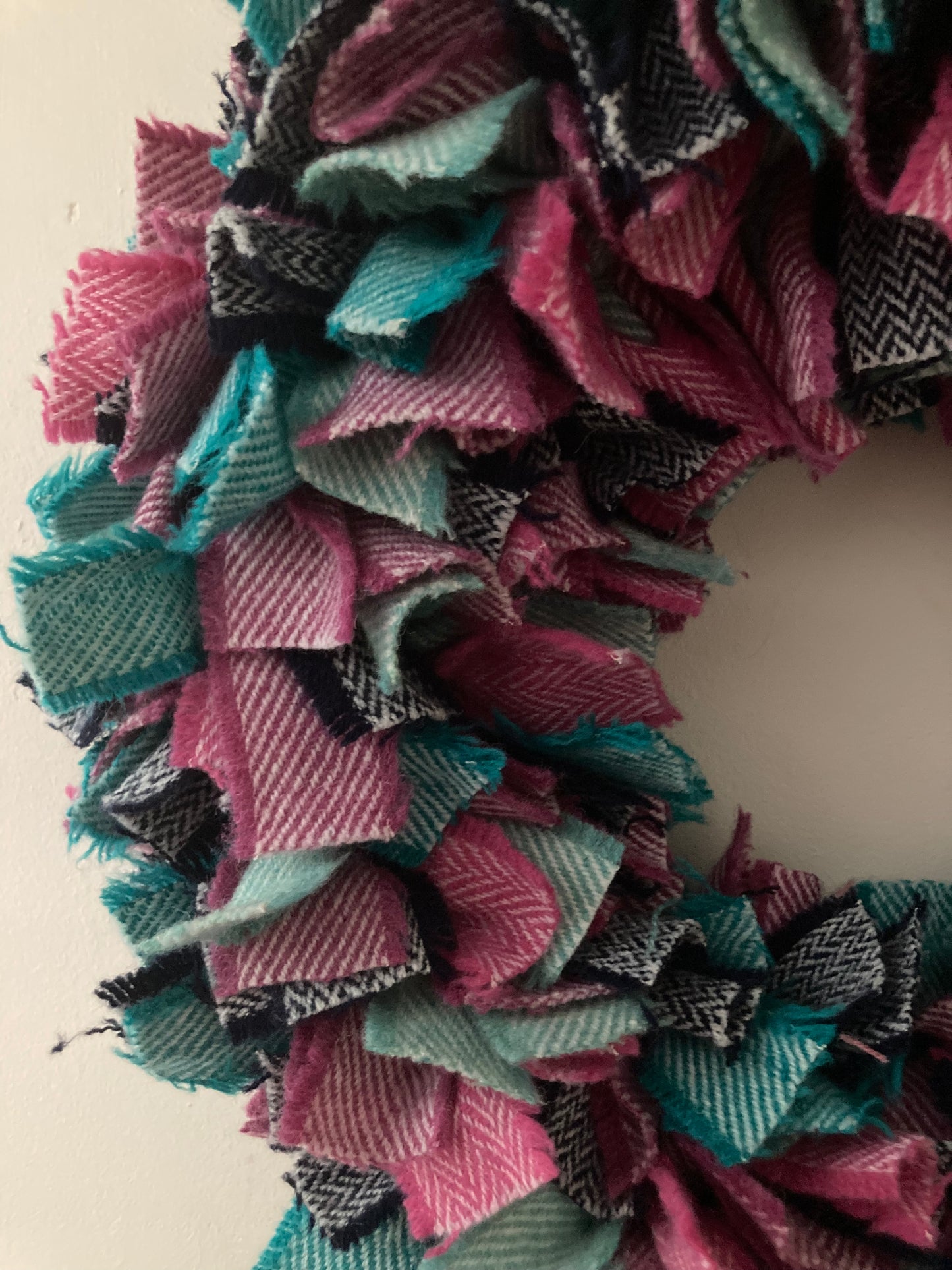 Luxury Tweed Wreath 12”