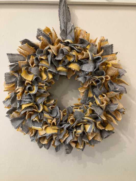 Luxury Tweed Wreath beach inspired
