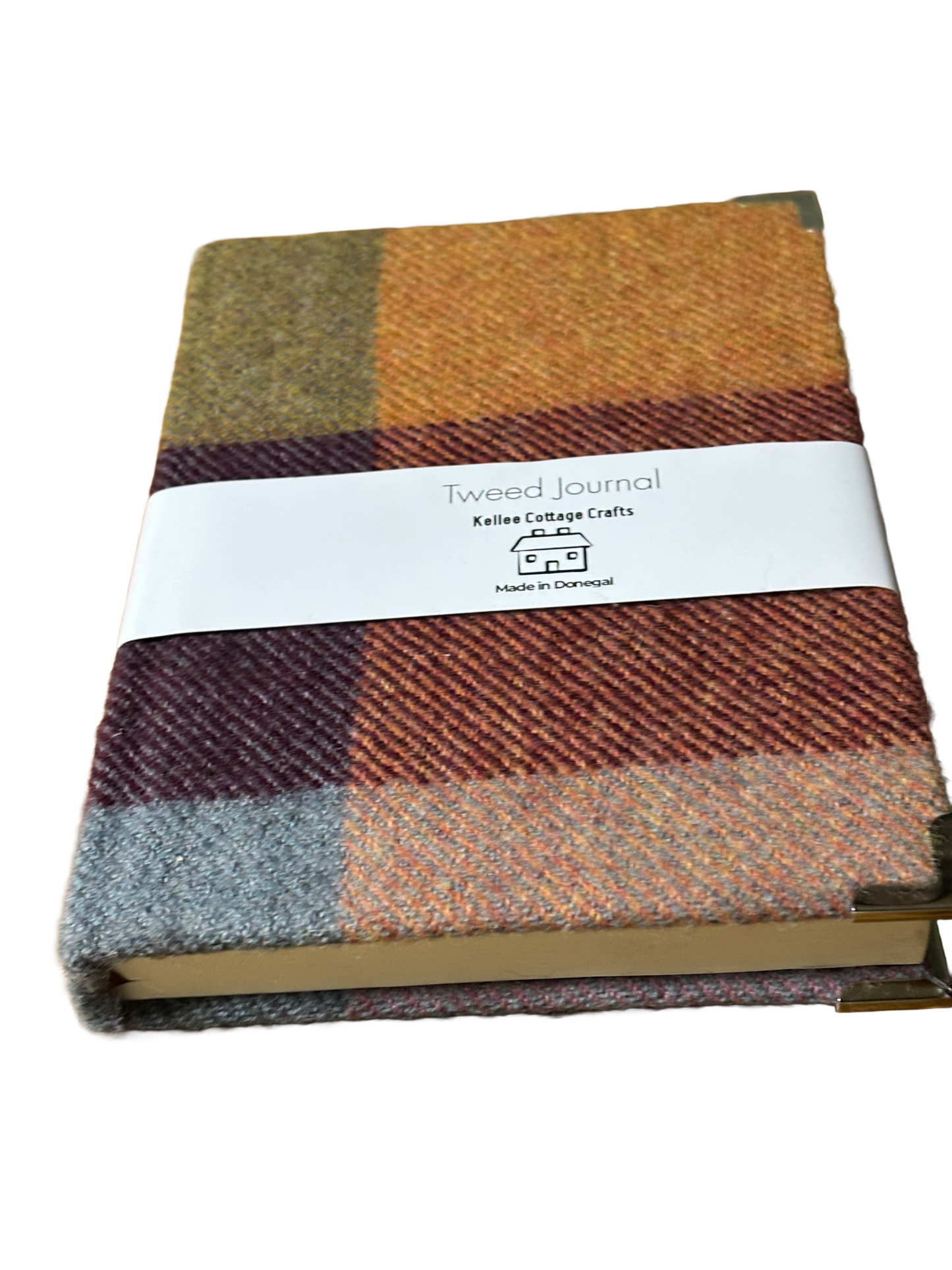 Luxury tweed journal