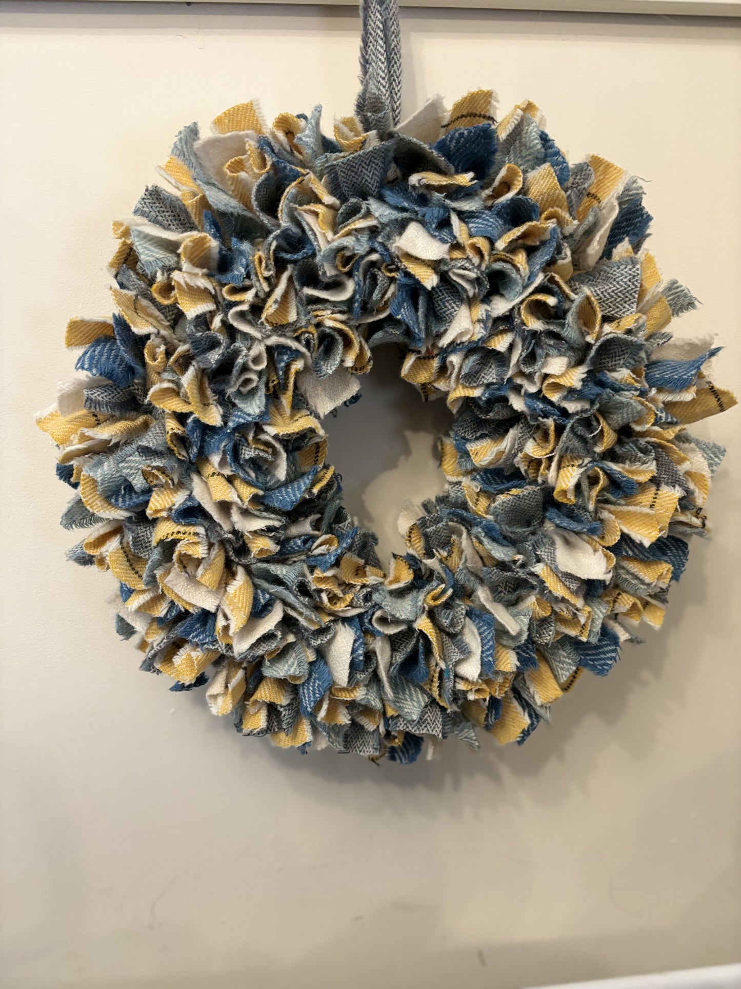 Luxury tweed wreath