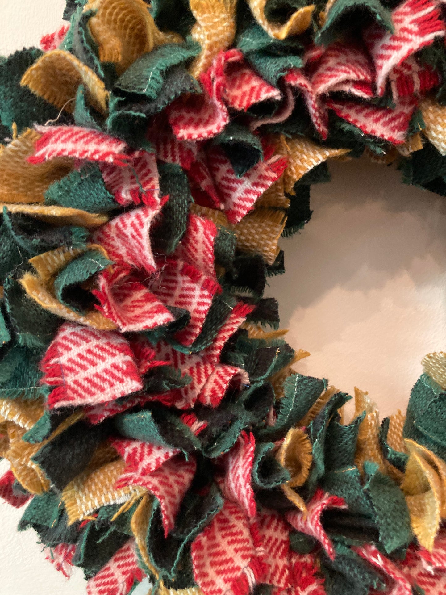 Luxury tweed wreath